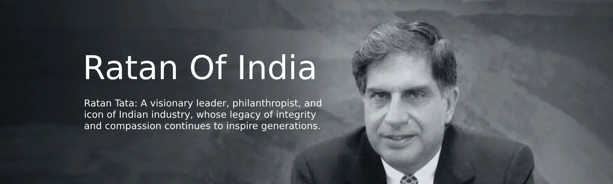 Tribute to Ratan Tata