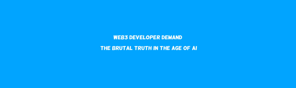 web3 developer demand