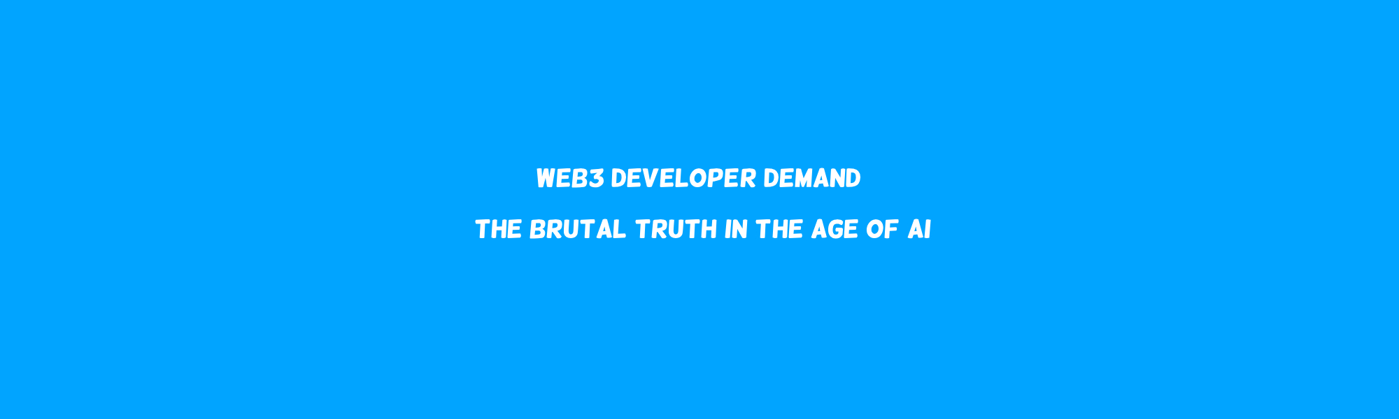 web3 developer demand