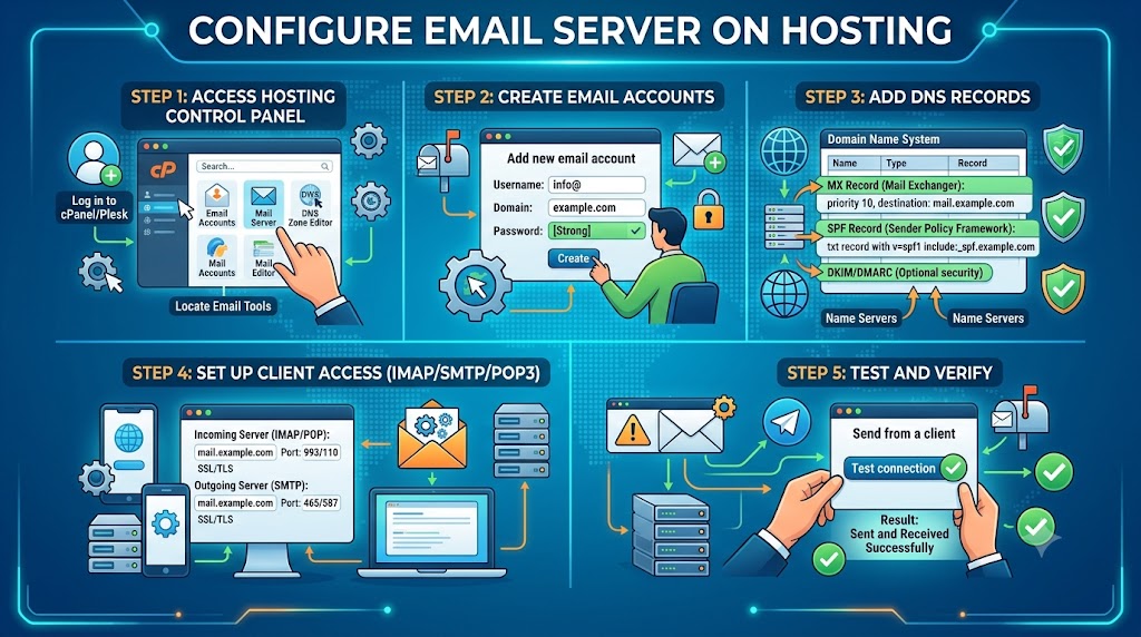 Master How to Configure an Email Records on Hosting